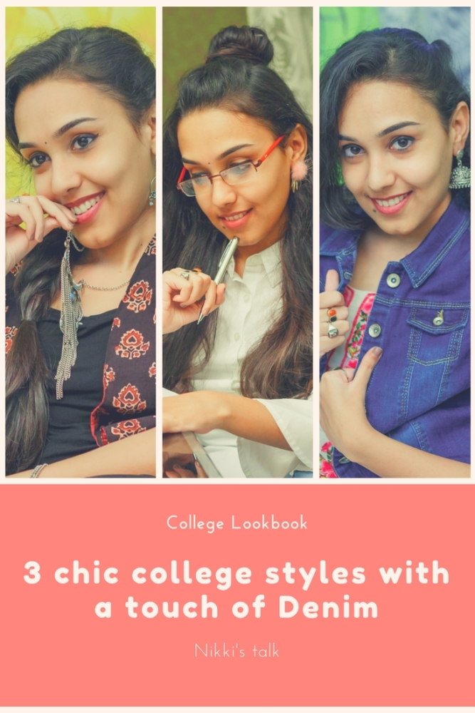 3 chic college styles with a touch of Denim