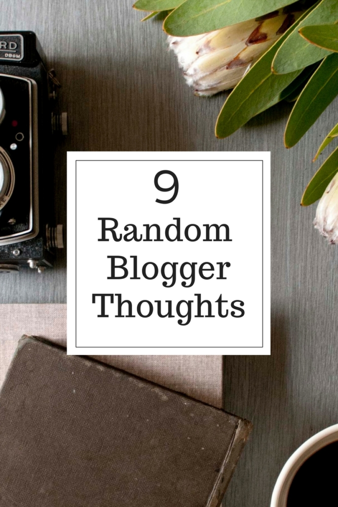 random blogger thoughts