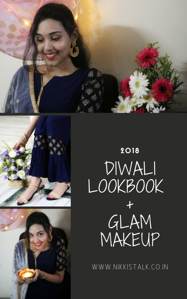 diwali lookbook | glam makeup