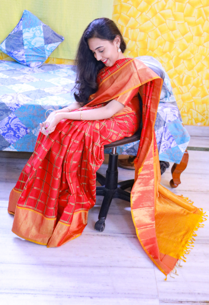 navratri day 5 | kanjivaram saree